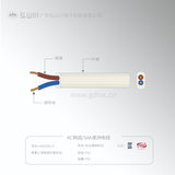 KC韓國/SAA澳洲PVC電線H05VVH2-F