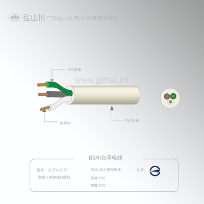 BSMI臺(tái)灣電線VCTF/HVCTF